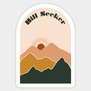 Hill Seeker-Adventure Seeker Sticker